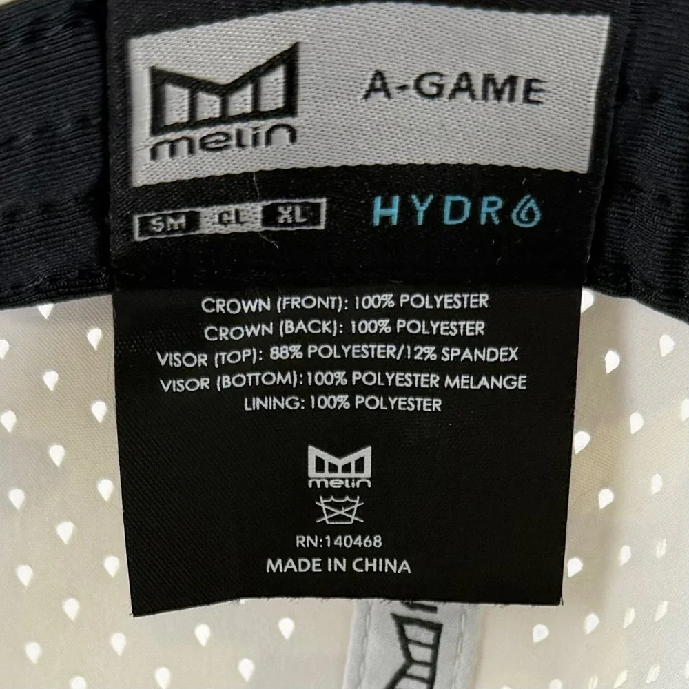 Melin A-Game Hydro Camo Snapback Hat Mens Desert Camo Grey Performance Cap XL